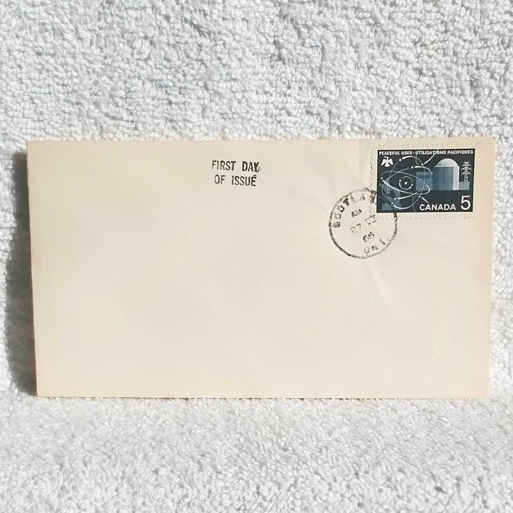 Canadian 1966 Fist day of Issue 27 VI Peaceful Uses Stamp Canada 5!!
